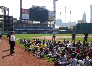 picture of Teaching kids about the dangers of steroids in Chicago.