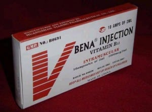 B12 injection vial