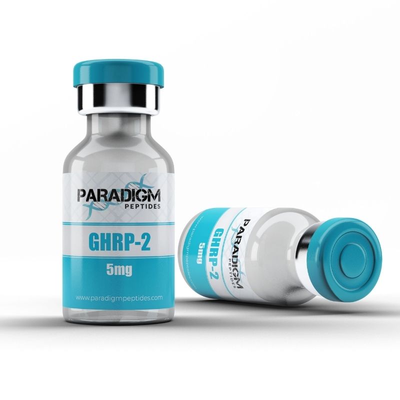 GHRP – 2 is a true hGH secretagogue. Which means it stimulates the body’s own secretion of hGH as explained in the study below. Human Growth hormone has been shown in studies to promote lean body mass and reduce adiposity (fat). ‘The group compared ITT to stimulation with GH releasing peptide 2 (GHRP-2). The synthetic hexapeptide, also named pralmorelin, is derived from a metenkephalin peptide. It is the most potent of the family of synthetic GH stimuli known in humans and acts via the endogenous ghrelin receptor (12). As these receptors have been identified both in the hypothalamus and the pituitary, GHRP-2 action may not be restricted to the pituitary.