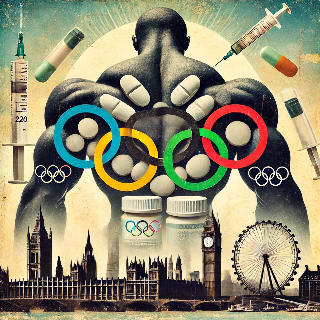 DALL·E-2024-12-08-23.34.39-A-symbolic-representation-of-the-2012-Olympics-featuring-the-Olympic-rings-and-iconic-London-landmarks-in-the-background-with-an-artistic-juxtaposit.webp
