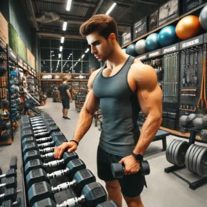 bodybuilder, tech shopping, electronics store, gadgets, laptops, smartphones, headphones, smartwatches, fitness tech, high-performance lifestyle, technology, casual athletic wear, modern store, tech gear, shopping experience, innovation, sleek design, tech-savvy, bright lighting, thoughtful buyer, fitness enthusiast, smart devices, tech integration, active lifestyle, cutting-edge technology, tech accessories, fitness and tech, shopping scene, consumer electronics, engaged shopper.