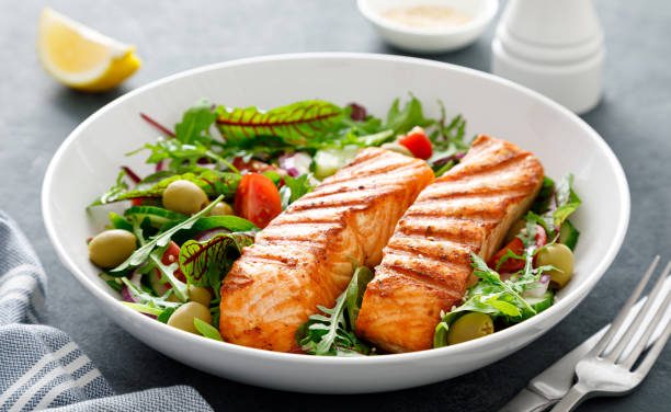 Grilled Salmon Salad Recipe