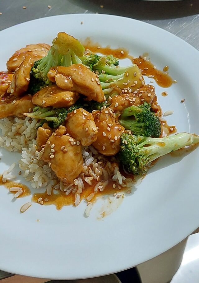 Tag words: chef ed, spicy peanut chicken, peanut sauce, black bean sauce, sticky rice recipe, glutinous rice, broccoli chicken, bold flavors, spicy Asian food, healthy chicken dish, protein-packed dinner, rice bowl, wok cooking, fermented black bean, peanuts, gochujang recipe, sticky rice method, chef ed’s recipes, gourmet chicken, fusion cooking, comfort food, quick meal, meal prep idea, spicy sauce, umami-rich recipe, garlic and onion chicken, healthy home cooking, asian cuisine, chef ed spicy chicken, peanut and black bean fusion 