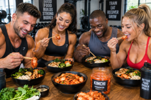 kimchi, bodybuilding, athletes, sports nutrition, gut health, fermented foods, muscle growth, bodybuilding diet, recovery, probiotics, nutrition, cutting diet, bulking diet, healthy foods, Korean food